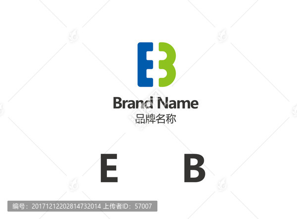 EB同構(gòu)logo設(shè)計(jì)