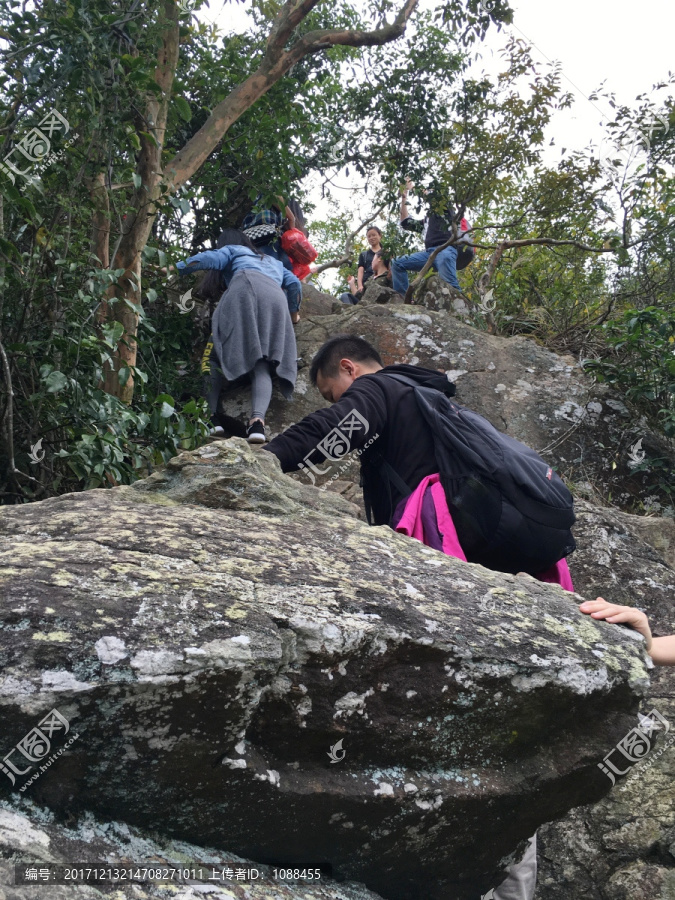 梧桐山,深圳梧桐山,爬山