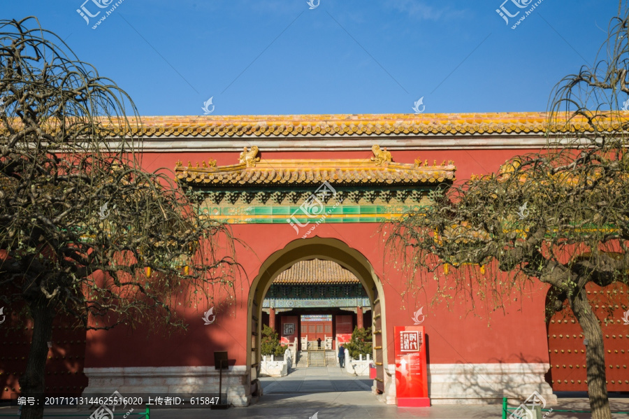 北京,太庙,五彩琉璃门
