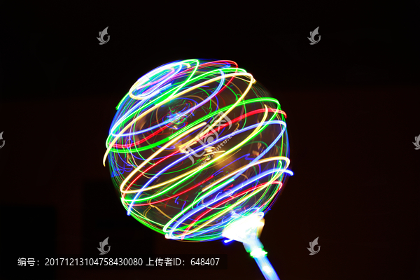 彩色光球