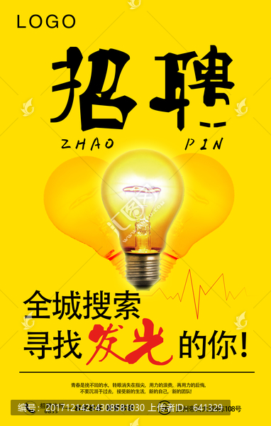 招聘海報