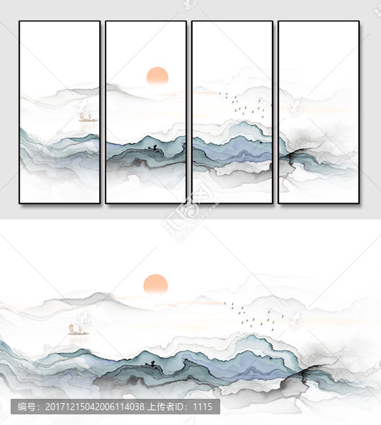 水墨,意境,墨韻
