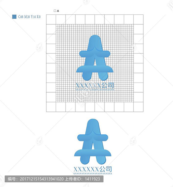藍(lán)色簡潔大氣logo