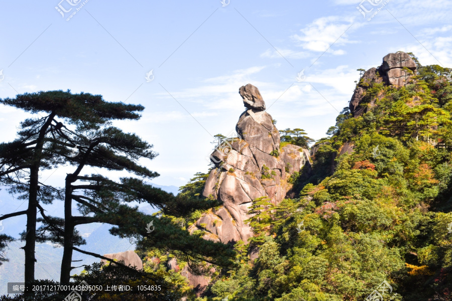 三清山女神峰,山景素材,山峰