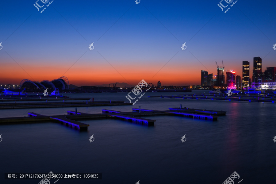 青岛城市夜景,城市夜景,青岛