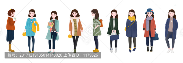 冬季文藝美少女動(dòng)作
