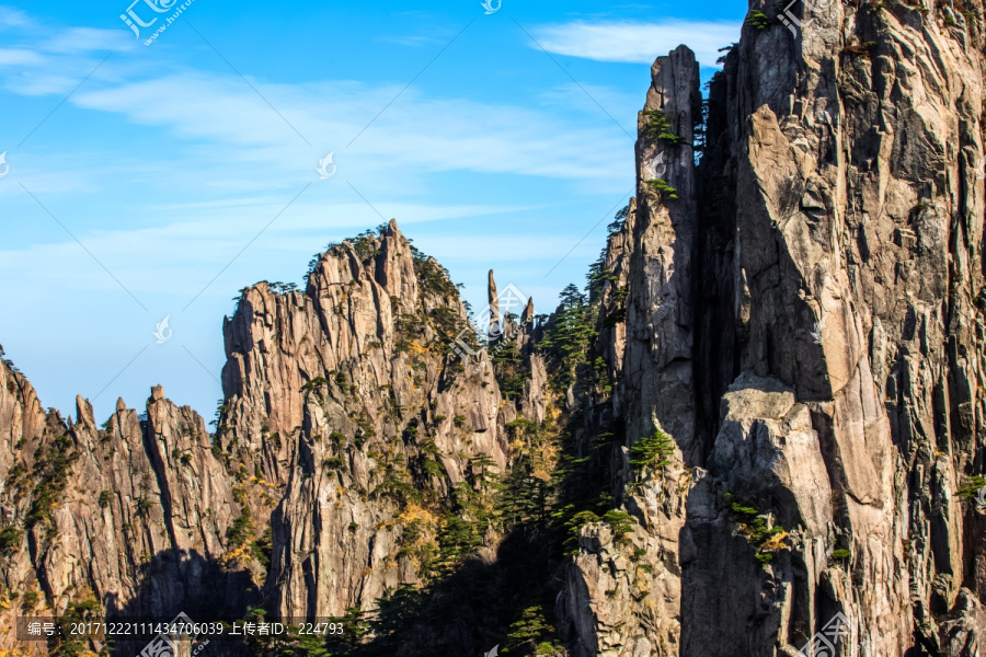 黄山奇峰怪石