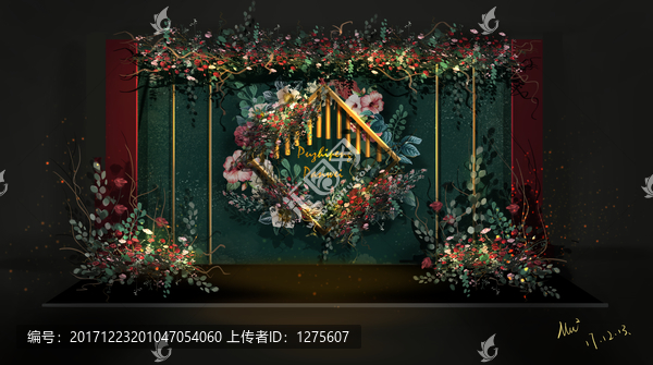 祖母綠瑪莎拉紅合影區(qū)