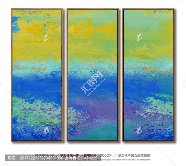 抽象油畫