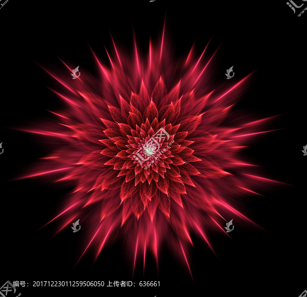 絢麗花紋