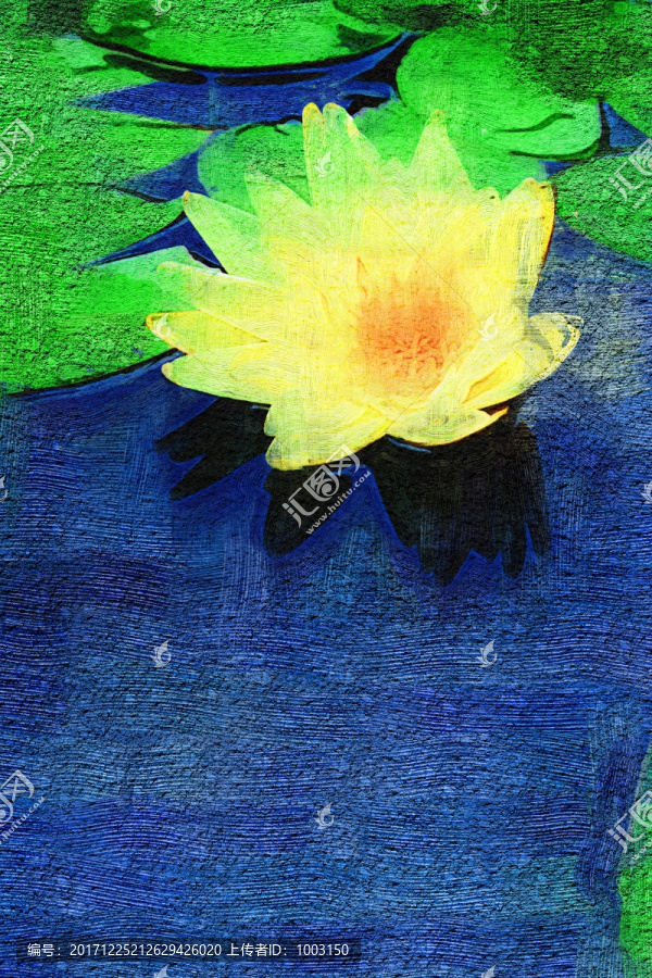 油畫(huà)蓮花