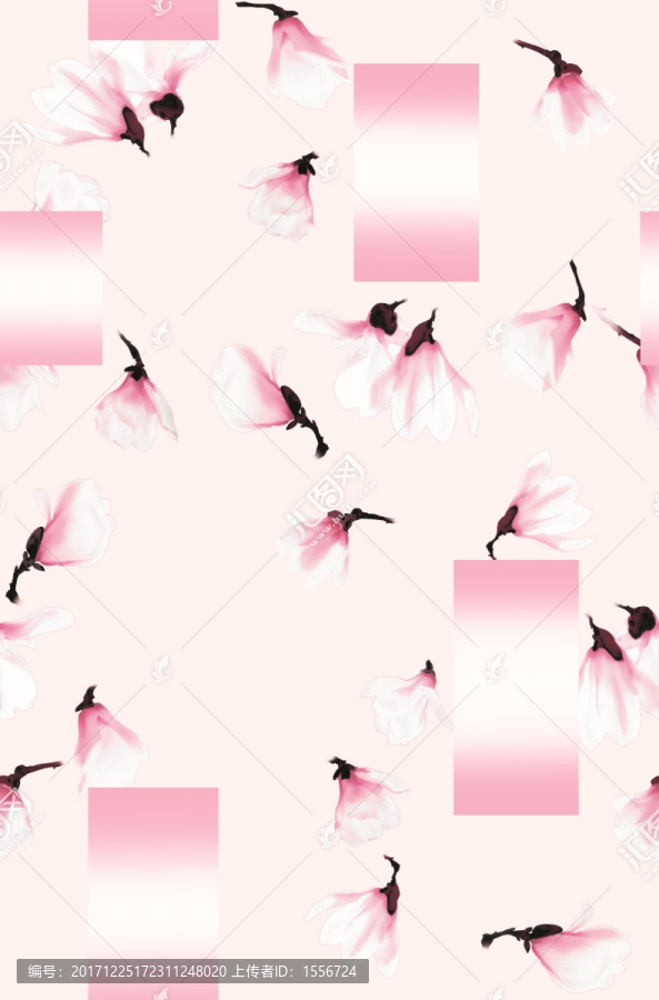 粉色花