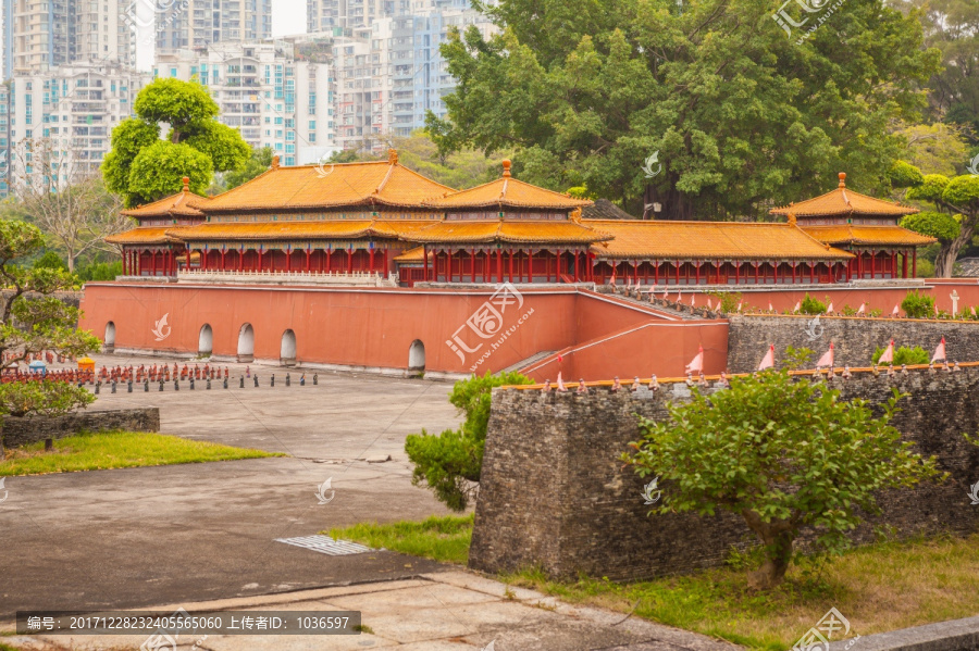 北京故宫午门,建筑模型