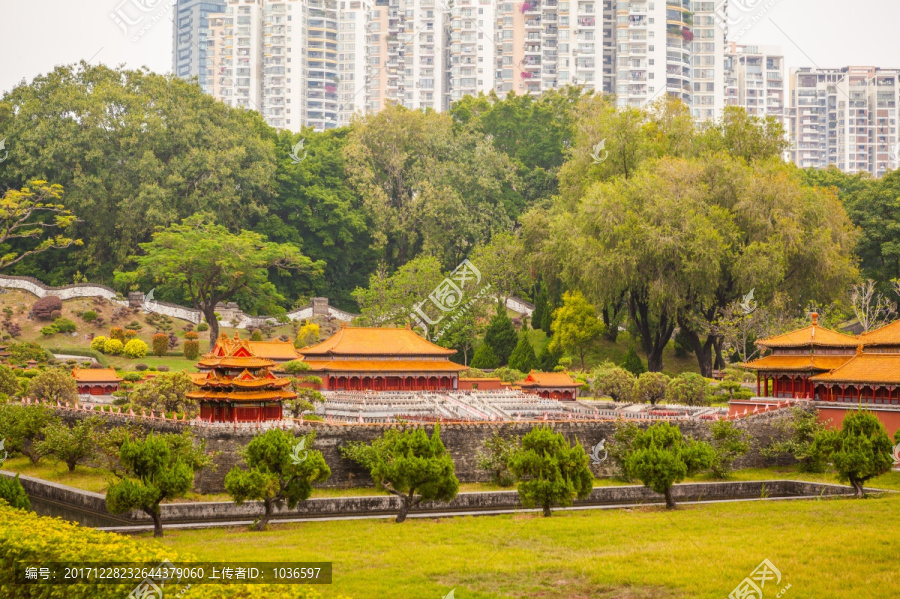 北京故宫,宫殿模型