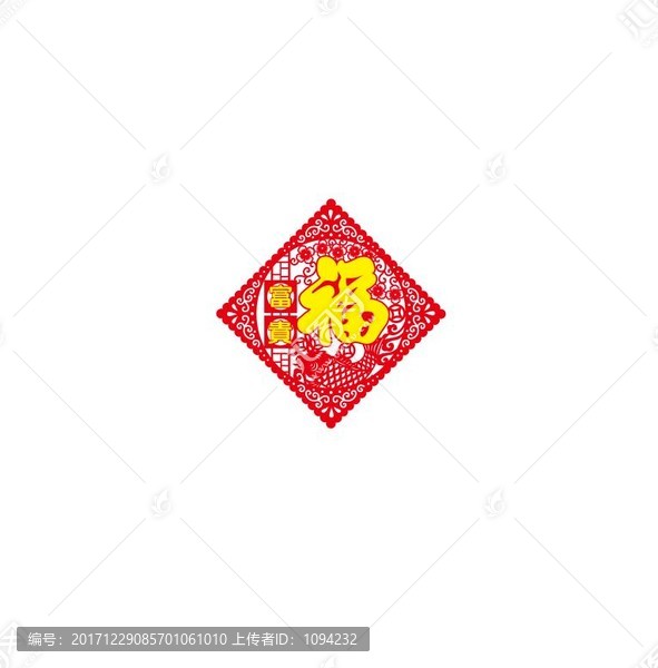 原創(chuàng)方形門貼,富貴有余