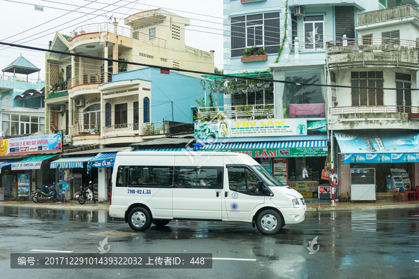 越南街景,汽车