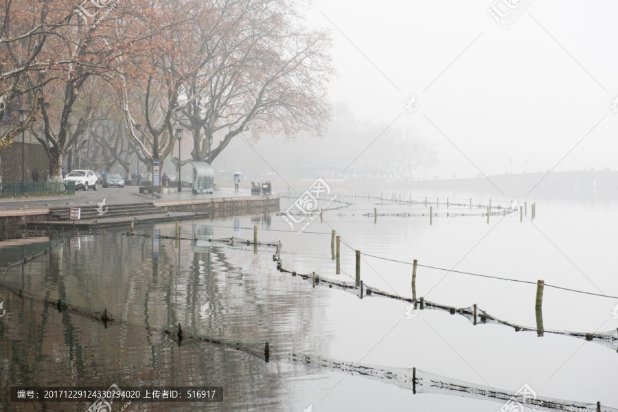 烟雨西湖,西湖,西湖景色,烟雨