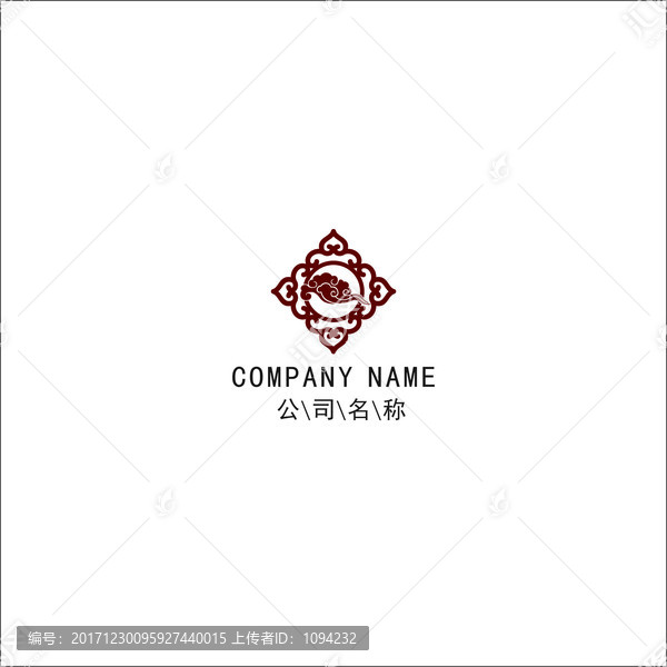 中國(guó)風(fēng)祥云標(biāo)志