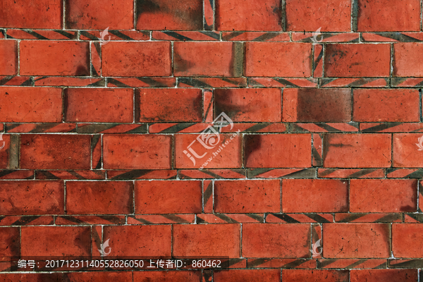 红砖墙壁,古厝墙面