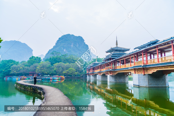 柳州龙潭公园风雨桥