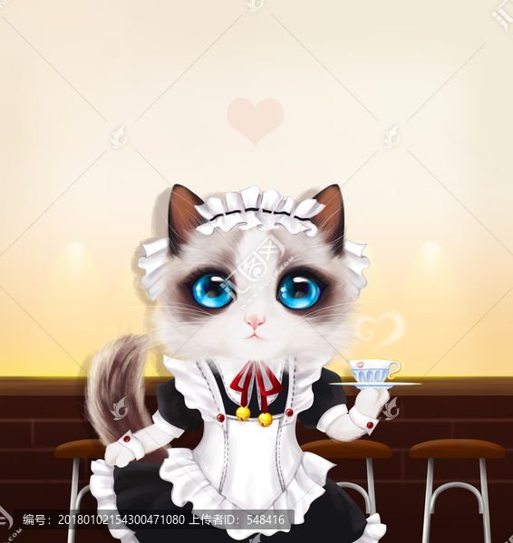 女仆布偶貓