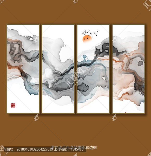 新中式裝飾畫