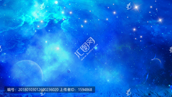 五彩繽紛唯美宇宙星空