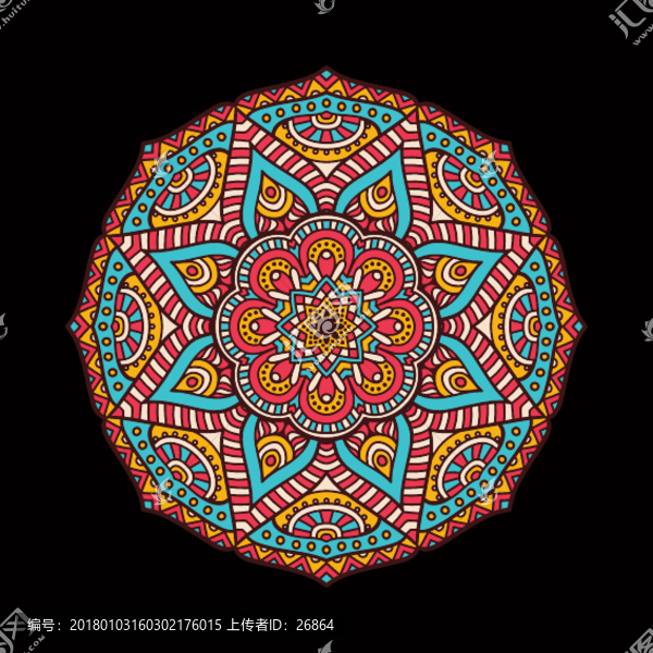 中式花紋傳統(tǒng),手繪古典紋樣