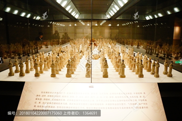 山东省博物院文物陶俑