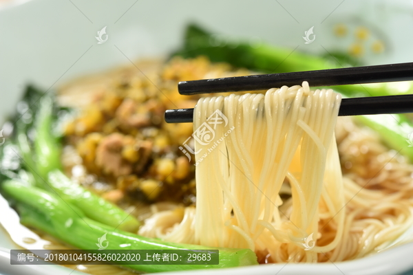 雪菜肉丝面