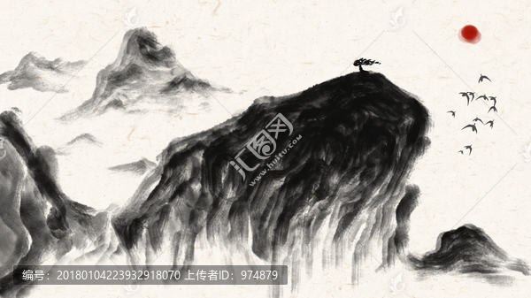 新中式山水畫