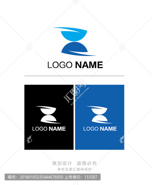 原创logo设计,时间,科技