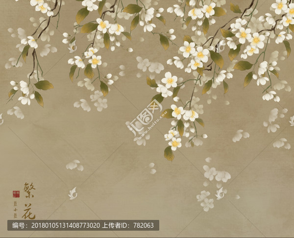 花鳥圖裝飾畫