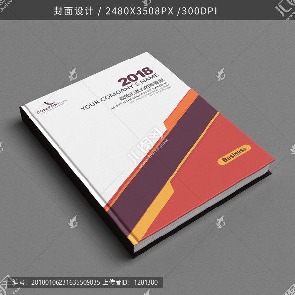 商務畫冊標書招商手冊封面
