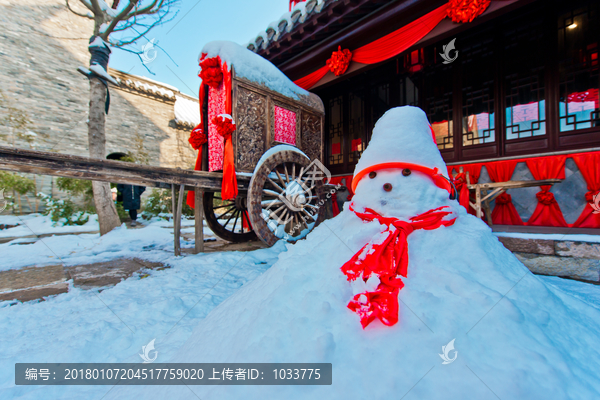 潘安水镇雪人