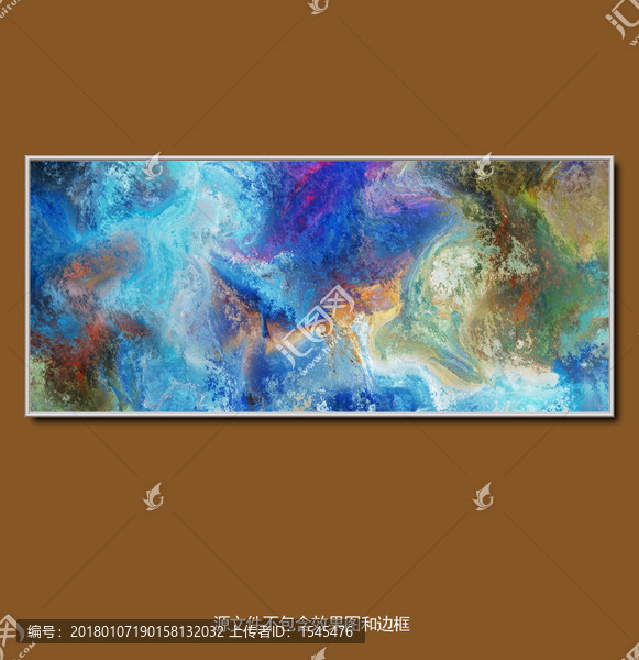 抽象油畫