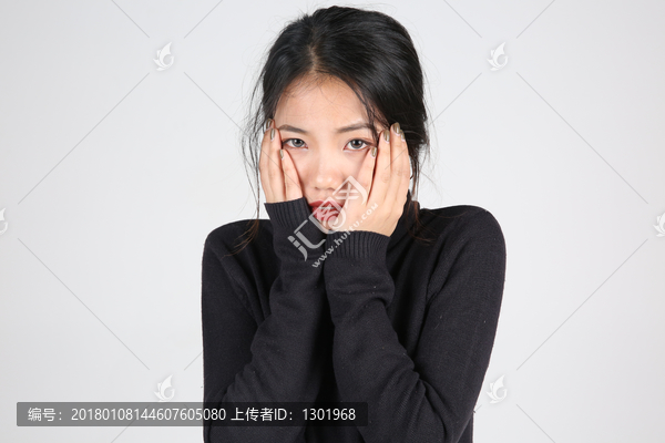 害怕的女人