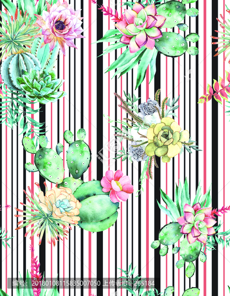 格子花