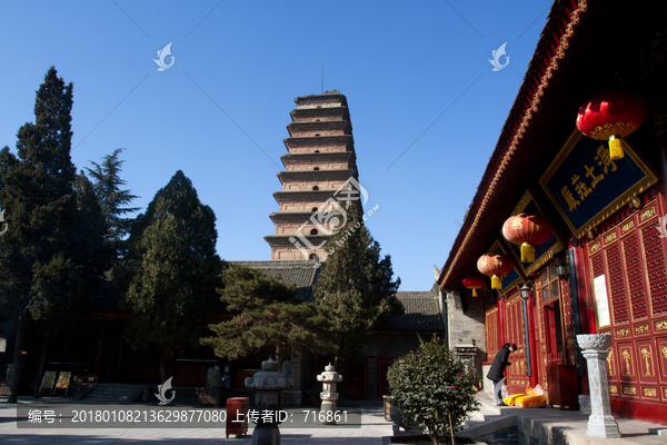 香积寺,法堂,善导塔