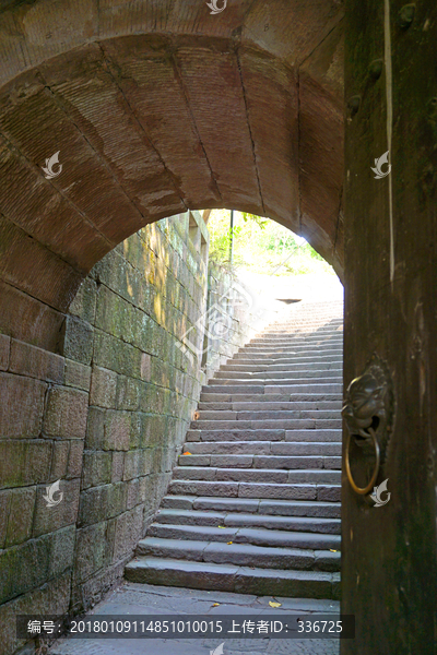 合川钓鱼城,始关门城门洞