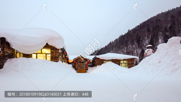 黑龙江雪乡,中国雪乡,双峰林场