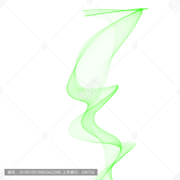 煙幕,綢帶,水墨,煙氣,素材
