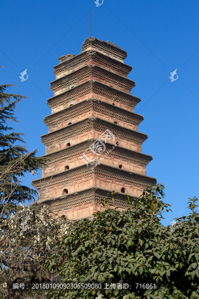 善导大师崇灵塔,香积寺