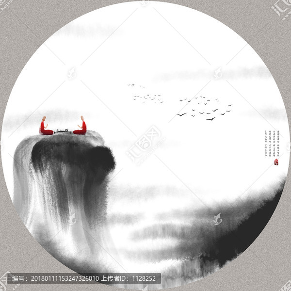 水墨畫,水墨禪意,水墨中國(guó)風(fēng)