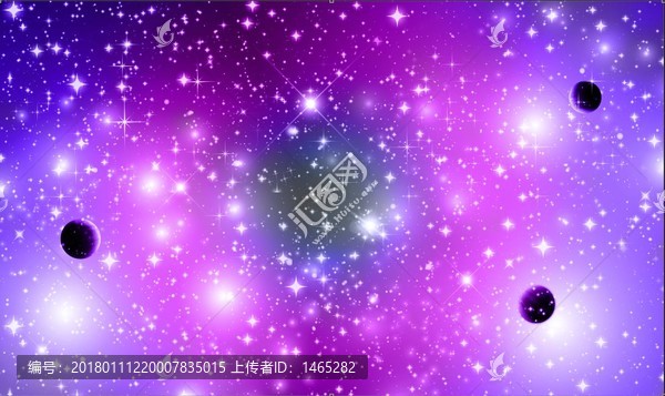 紫色夢(mèng)幻星空