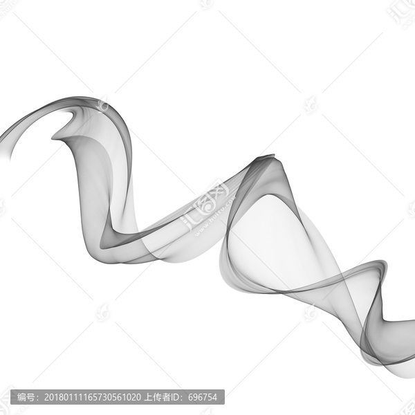 煙幕,綢帶,水墨,煙氣
