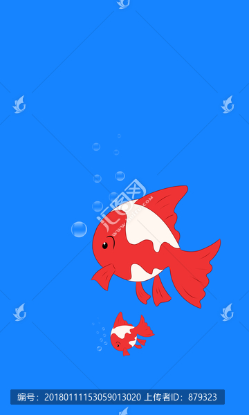 卡通金魚