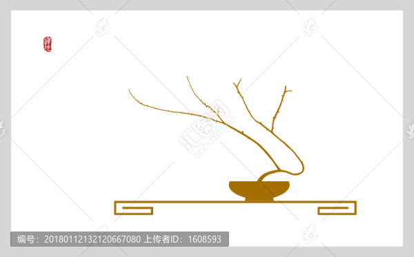 新中式禅境极简无框装饰画