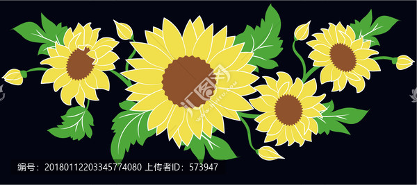 手繪小花朵