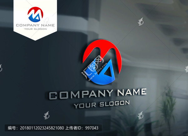 M字母LOGO設計,標志設計